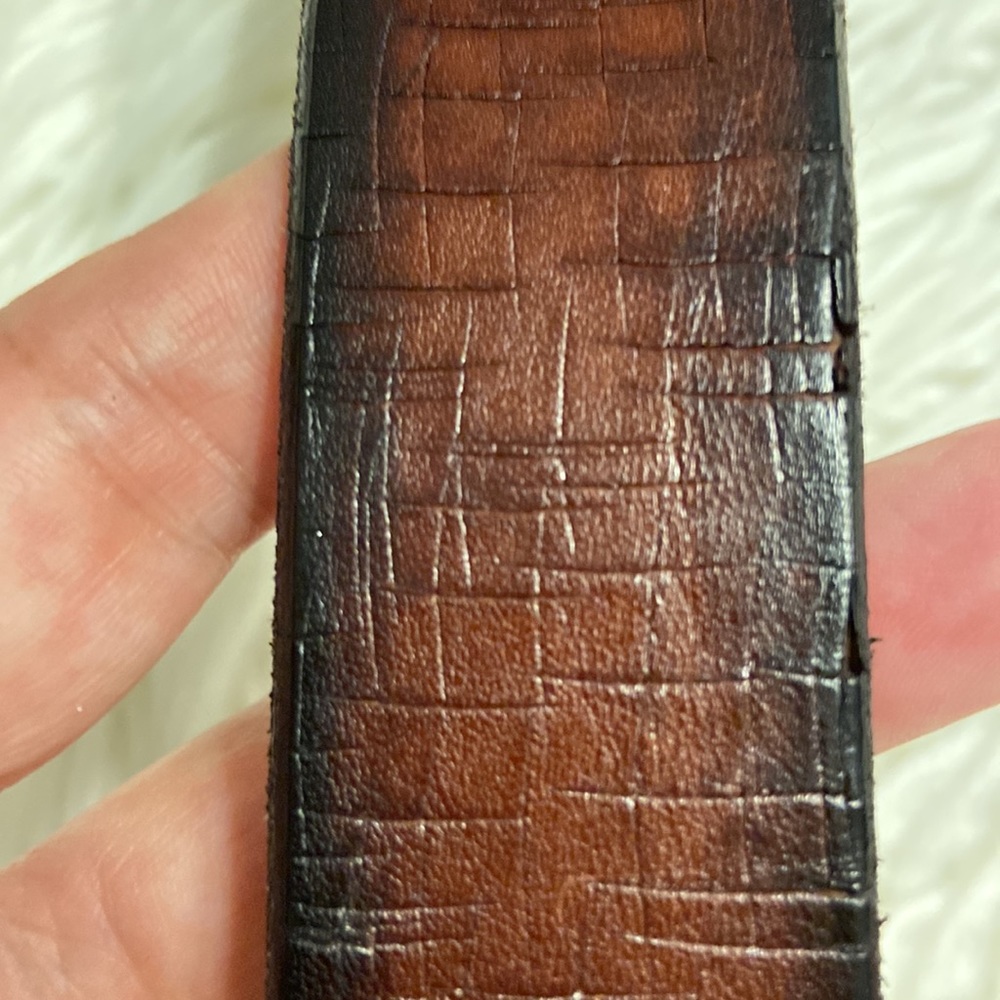 Martin Dingman Bridle Leather Man Belt excellent condition see all photos - Picture 15 of 16